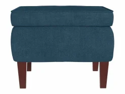 vidaxl Mecedora con respaldo alto de terciopelo y madera maciza