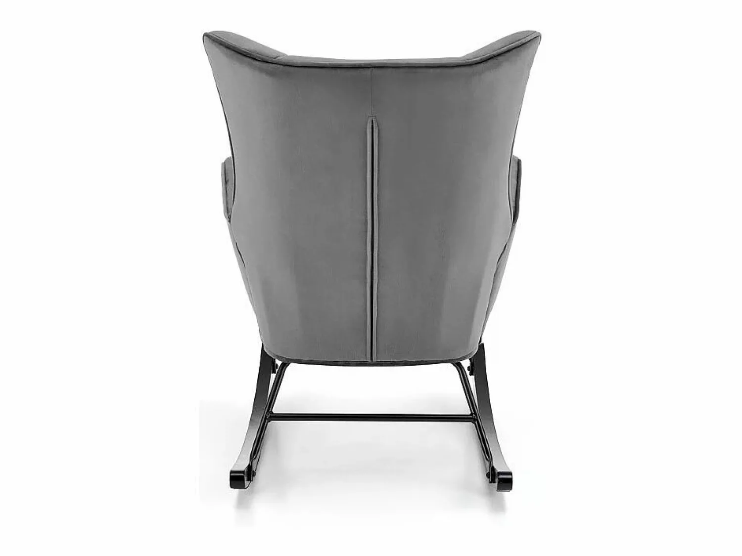 Best Mecedora de diseño en terciopelo con reposabrazos Market Sillón Balancín
