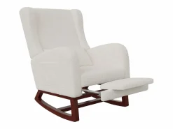 Mecedora, Mecedora - Silla con patas retráctiles - Blanca