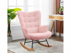 Mecedora para adultos - Mecedora ergonómica para exteriores - Para sala de estar - Jardín - Dormitorio -