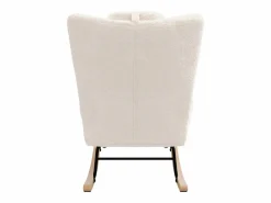 Mecedora Teddy, Chaise Longue con reposacabezas y reposapiés, 150 kg