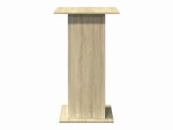 Clicnbuy Mesa alta bar con almacenaje madera roble Sonoma 60x60x102 cm