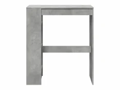 Hot Mesa alta bar con estantes madera hormigón 90x40x103,5 cm Mueble Bar