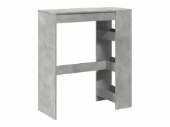 Hot Mesa alta bar con estantes madera hormigón 90x40x103,5 cm Mueble Bar
