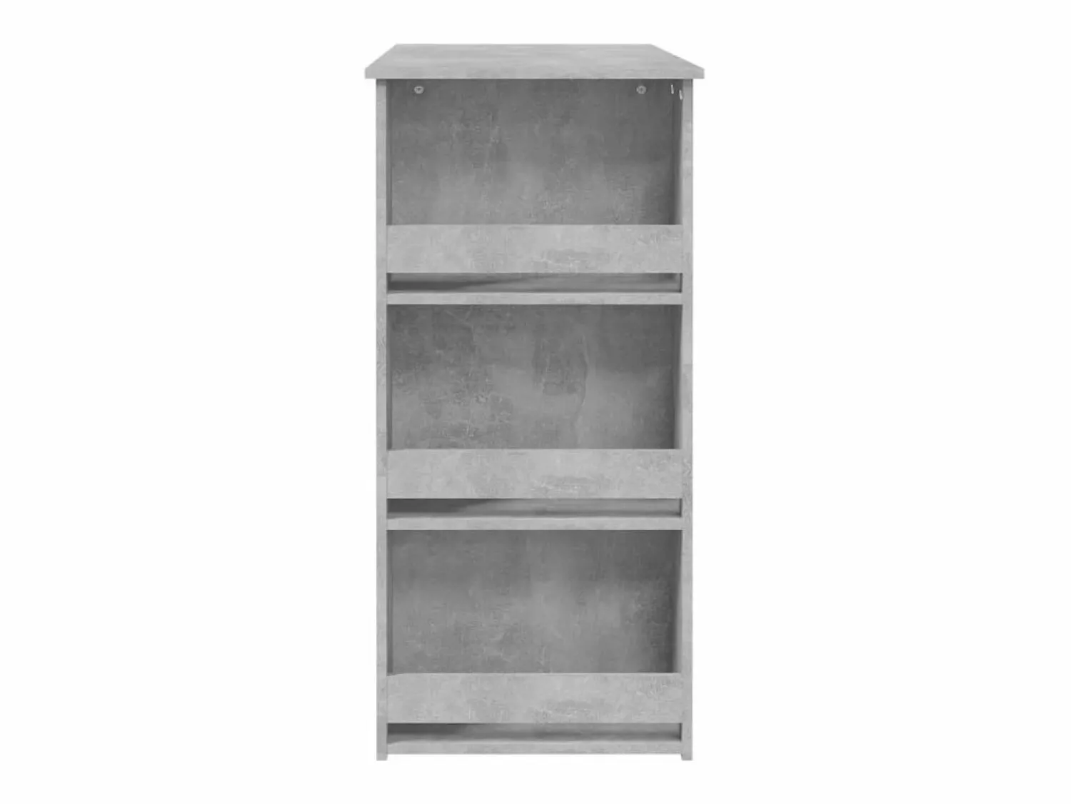 Clicnbuy Mesa alta con estante almacenaje hormigón 102x50x103,5 cm