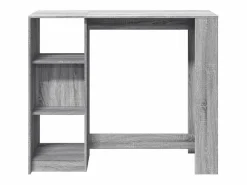 Best Clicnbuy Mesa alta con estante Sonoma 124x46x103,5 cm Gris