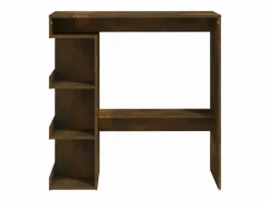 Online Mesa alta con estante roble ahumado 100x50x101,5 cm ES905761 Marru00f3n