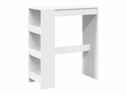 Sale Mesa alta con estantes madera ingeniería 90x40x103,5 cm Mueble Bar