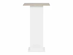 Mesa alta de bar y gris hormigón 60x60x110 cm ES950254