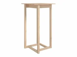 Hot Mesa alta de bar de madera maciza de pino 60x60x110 cm Mueble Bar