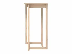 Hot Mesa alta de bar de madera maciza de pino 60x60x110 cm Mueble Bar