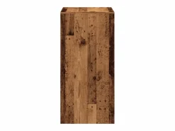 Hot Mesa alta de bar madera de ingeniería envejecida 51x50x103,5 cm Mueble Bar