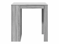 New Clicnbuy Mesa alta de bar madera ingeniería Sonoma 102x70x103,5 cm Gris