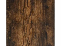 Online Clicnbuy Mesa alta de bar madera ingeniería roble ahumado 102x50x103,5cm Marru00f3n