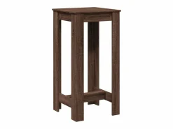 Discount Clicnbuy Mesa alta de bar madera ingeniería marrón roble 51x50x103,5 cm Marru00f3n