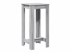 Sale Clicnbuy Mesa alta de bar madera ingeniería Sonoma 51x50x103,5 cm Gris