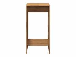 Clicnbuy Mesa alta de bar madera ingeniería roble artisian 51x50x103,5cm