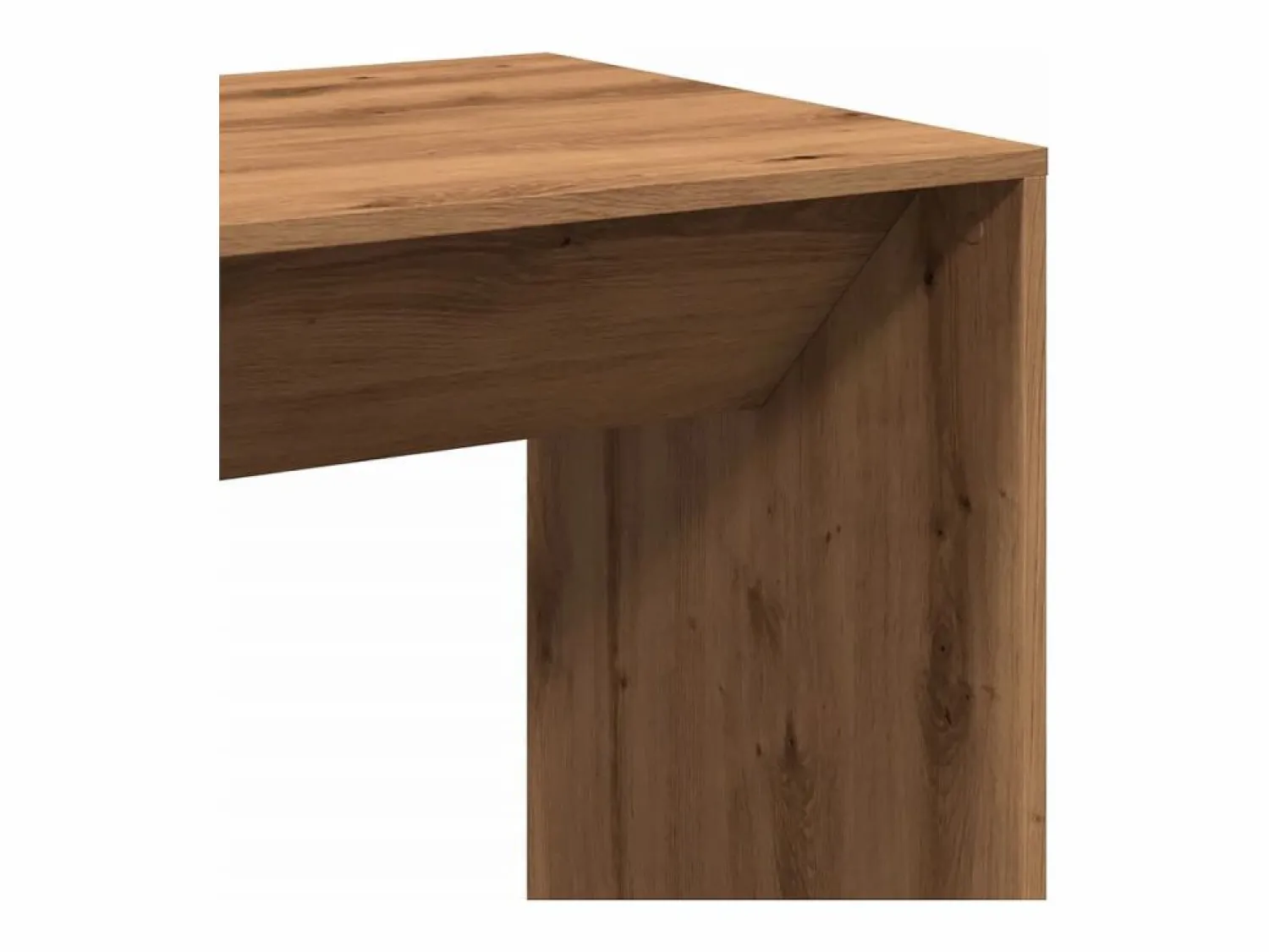 Clicnbuy Mesa alta de bar madera ingeniería roble artisian 51x50x103,5cm