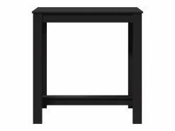 Best Mesa alta de bar madera ingeniería negra 102x50x103,5 cm Mesa Alta