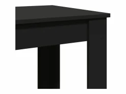 Best Mesa alta de bar madera ingeniería negra 102x50x103,5 cm Mesa Alta