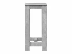 Sale Mesa alta de bar madera ingeniería hormigón 51x50x103,5 cm Mesa Alta