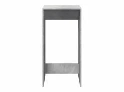 Clicnbuy Mesa alta de bar madera ingeniería hormigón 51x50x103,5 cm