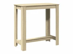 Clicnbuy Mesa alta de bar madera ingeniería roble Sonoma 102x50x103,5 cm