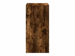 Mesa alta de bar madera ingeniería roble ahumado 51x50x103,5 cm Mueble Bar