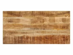 Clicnbuy Mesa alta de bar madera maciza de mango 112x55x108 cm