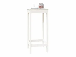 Clicnbuy Mesa alta de bar madera maciza de pino 50x50x110 cm