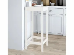 Hot Mesa alta de bar madera maciza de pino 50x50x110 cm ES334718 Mueble Bar