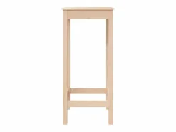 Mesa alta de bar madera maciza de pino 50x50x110 cm Mueble Bar