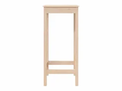 Mesa alta de bar madera maciza de pino 50x50x110 cm Mueble Bar