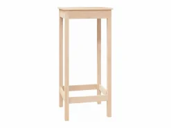Outlet Mesa alta de bar madera maciza de pino 50x50x110 cm ES150907 Mueble Bar