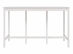 Discount Mesa alta de bar madera maciza de pino 180x80x110 cm Mueble Bar
