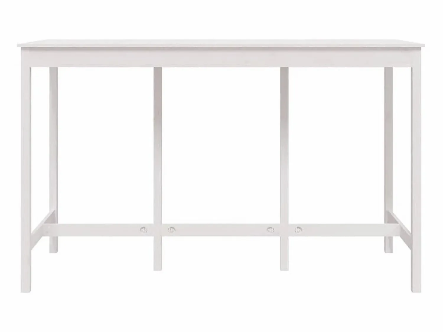 Discount Mesa alta de bar madera maciza de pino 180x80x110 cm Mueble Bar