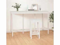 Discount Mesa alta de bar madera maciza de pino 180x80x110 cm Mueble Bar