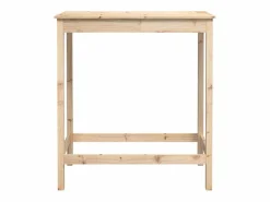 Clicnbuy Mesa alta de bar madera maciza de pino 100x50x110 cm