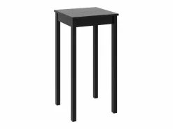 Mesa alta de bar MDF negra 55x55x107 cm ES647219 Mueble Bar