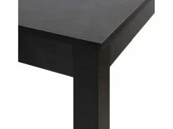 Clicnbuy Mesa alta de bar negra de MDF 55x55x107 cm
