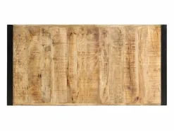 Hot Clicnbuy Mesa alta de cocina de madera maciza de mango 140x70x110 cm Marru00f3n