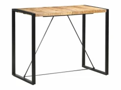 Hot Clicnbuy Mesa alta de cocina de madera maciza de mango 140x70x110 cm Marru00f3n