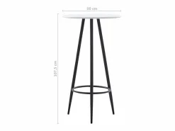 Clicnbuy Mesa alta de cocina MDF 60x107,5 cm
