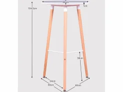 Nest Dream Mesa alta estilo nórdico (102cm) - Palermo -
