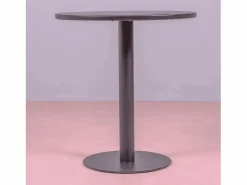 Best Nest Dream Mesa alta industrial de acero de 76cm de altura - Brandon - Negro