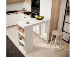 MB Muebles Bonitos Mesa alta para Cocina Comedor en 110x50x103cm Kyra