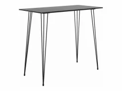 vidaxl Mesa alta y taburetes de bar 7 piezas y gris