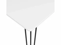 Sale vidaxl Mesa alta y taburetes de bar 7 piezas y gris Blanco