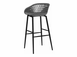 Sale vidaxl Mesa alta y taburetes de bar 7 piezas y gris Blanco