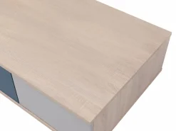 Sale Vente-unique Mesa auxiliar con 3 cajones y 1 estante - Multicolor - FILUTIA Color natural claro / Multicolor